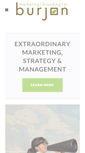 Mobile Screenshot of burjonmarketing.com